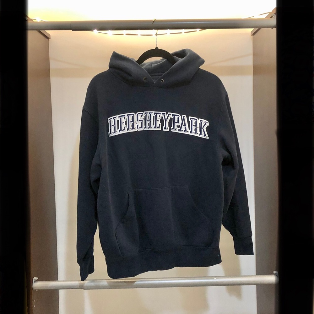 Navy Blue Hershey Park Hoodie